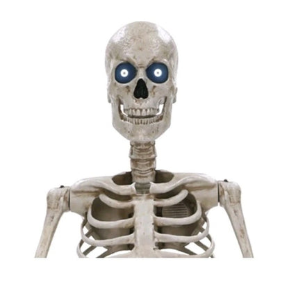 12 Ft. Grave & Bones Giant-Sized Skelly with LifeEyes™ LCD Eyes H5- Local Pickup Only