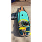 Used- Performer 11' Inflatable Paddle Board w/ Kit- Deep Sea/Isle Green
