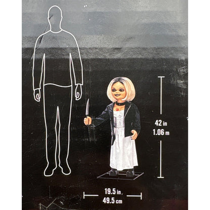 Used 3.5FT Animated Universal Tiffany Valentine Decoration | Bride of Chucky