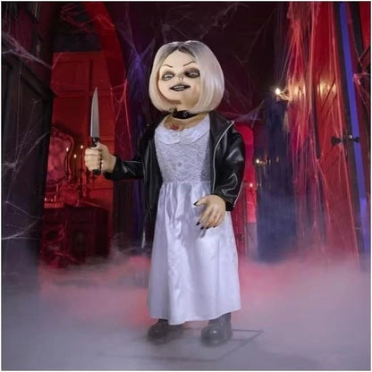 Used 3.5FT Animated Universal Tiffany Valentine Decoration | Bride of Chucky