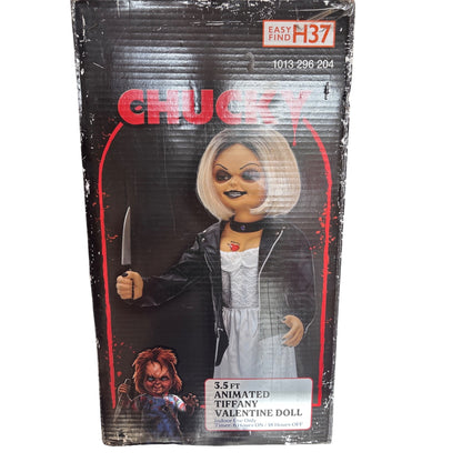 Used 3.5FT Animated Universal Tiffany Valentine Decoration | Bride of Chucky