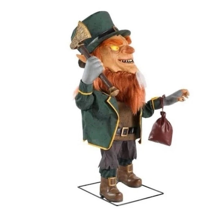4.5ft Gruesome Grounds Animated LED Cursed Clover- Read Description