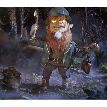 4.5ft Gruesome Grounds Animated LED Cursed Clover- Read Description