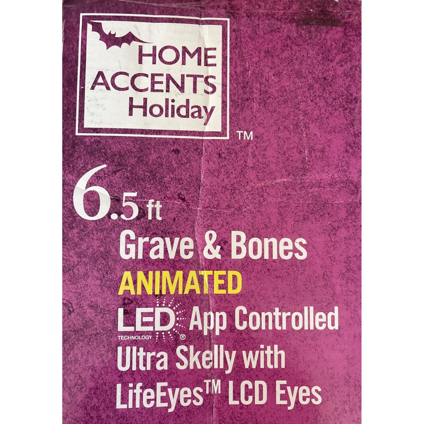 6.5ft Grave & Bones LED App Controlled Ultra Skelly 1013295819 Part K Ribcage