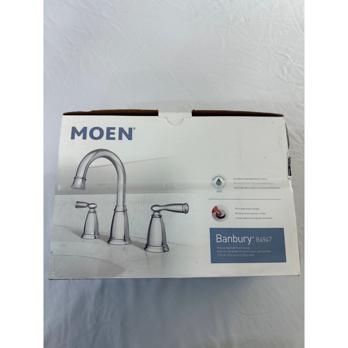 Moen Banbury 2-Handle Widespread Bathroom Faucet Chrome Finish Model 84947