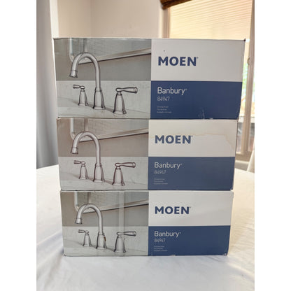 Moen Banbury 2-Handle Widespread Bathroom Faucet Chrome Finish Model 84947