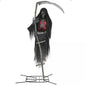 12 Ft. Grave & Bones Giant-Sized Color Changing Animated LED Levitating Reaper