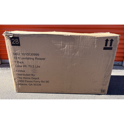 12 Ft. Grave & Bones Giant-Sized Color Changing Animated LED Levitating Reaper