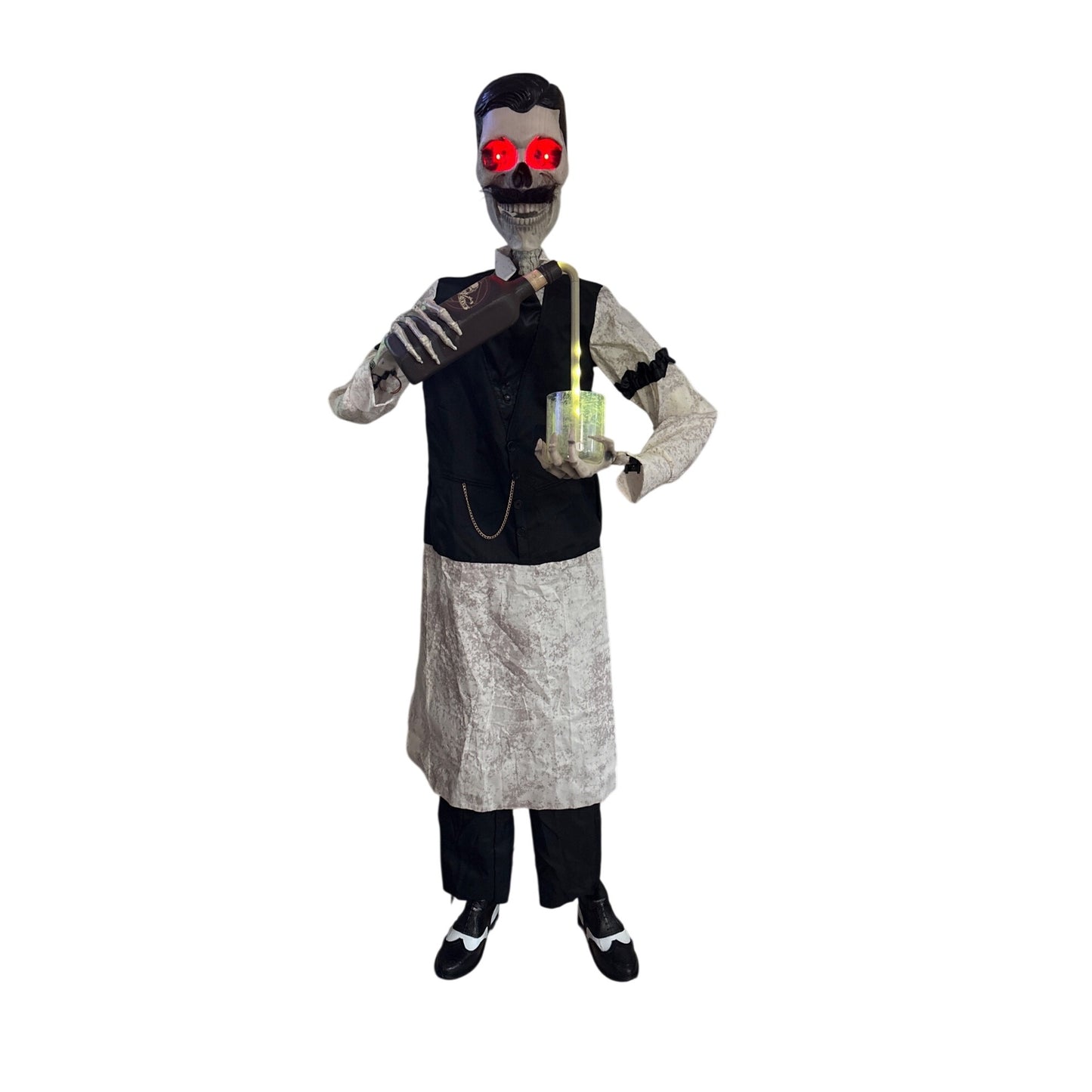 6 ft Bartender Dean the Deathologist Animated Halloween LED Prop Home Depot