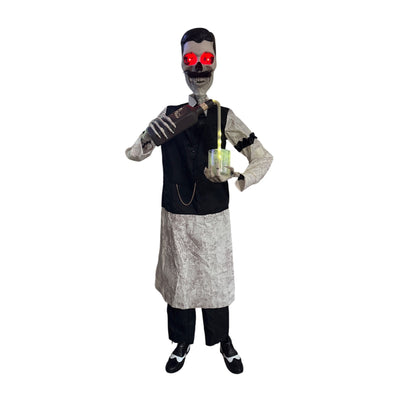 6 ft Bartender Dean the Deathologist Animated Halloween LED Prop Home Depot