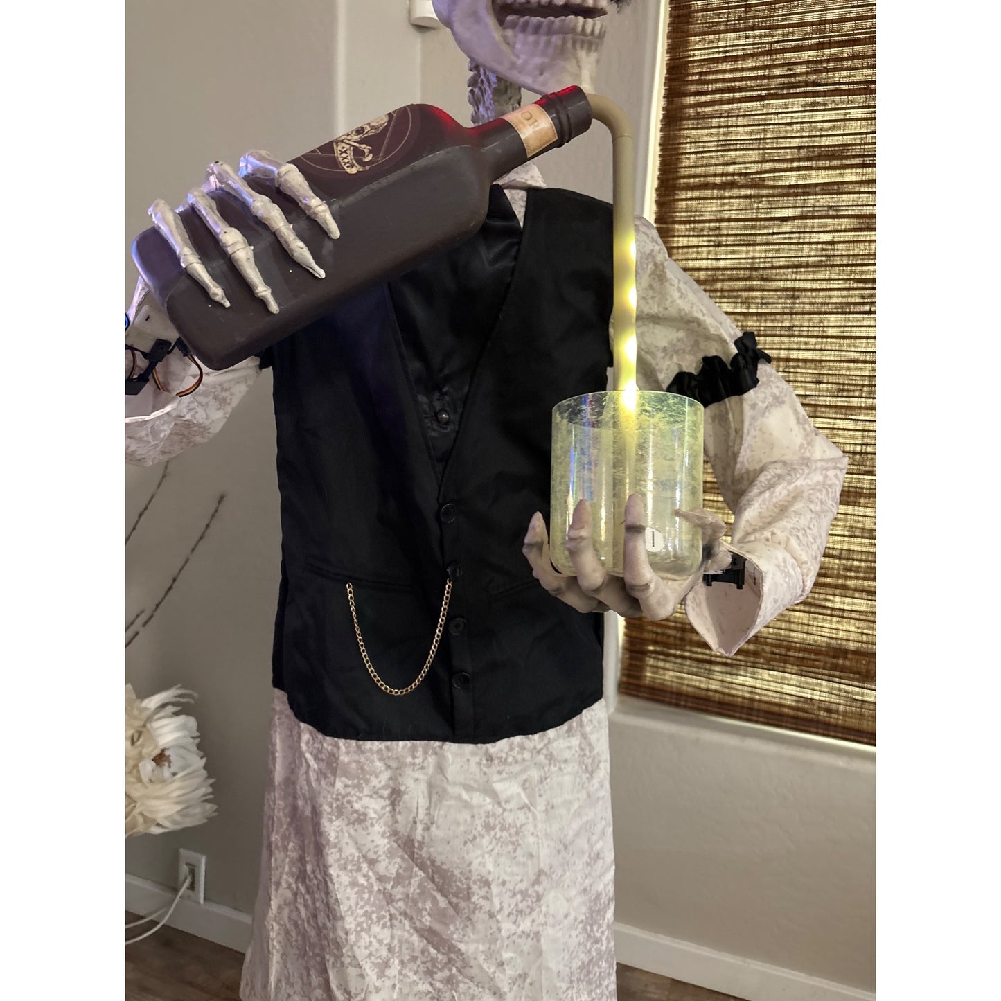 6 ft Bartender Dean the Deathologist Animated Halloween LED Prop Home Depot