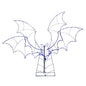 5.5 Ft Halloween LED Bat Silhouette With 204 Purple Lights Indoor/Outdoor