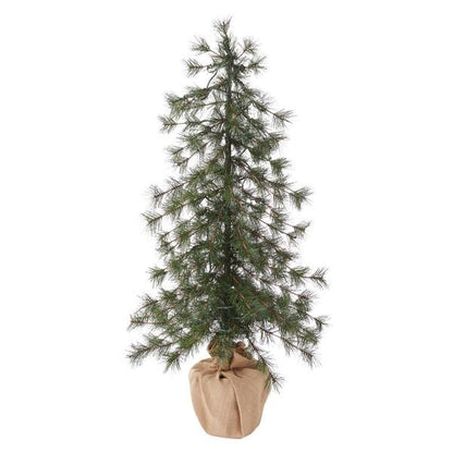 Alpine Artificial Trees with LED Lights, Set of 3